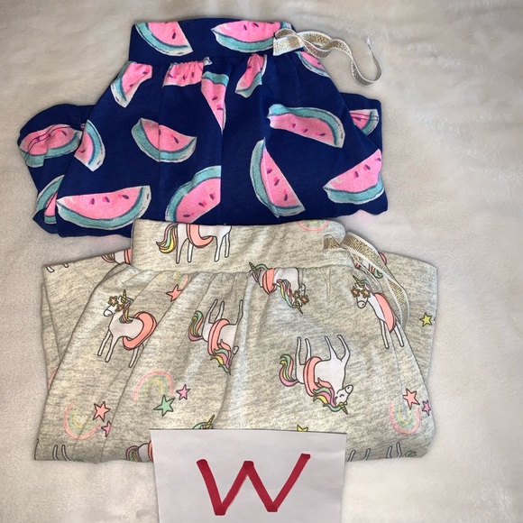 OshKosh B’gosh. (2) summer fun print cotton skorts, size 5T - Picture 10 of 10